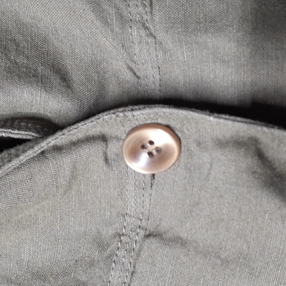 Jones Wear Olive Green Light Peacoat, Size 16 - Picture 4 of 8